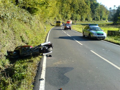 Blick auf Unfallstelle 4